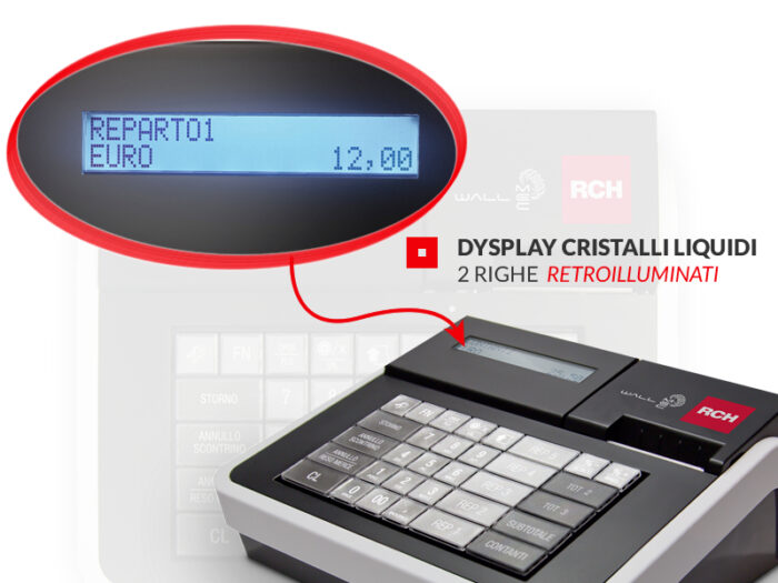 MISURATORE FISCALE RCH WALL E MEC RT connect+ - immagine 2
