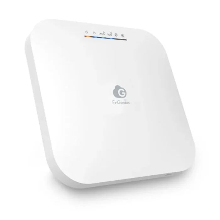 ENGENIUS ACCESS POINT CLOUD MANAGED INDOOR DUALBAND 11ax 574+1200Mbps 2T2R GbE PoE.af 3dBi ia