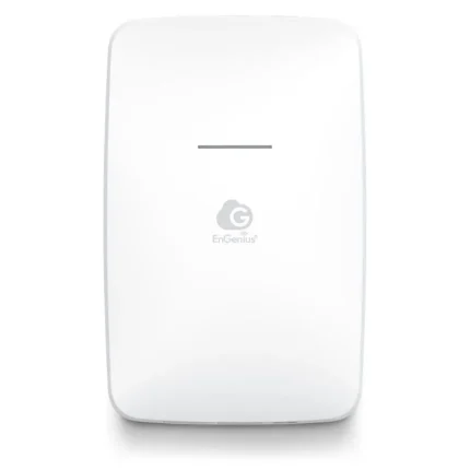 EnGenius ECW215 Cloud Managed Wi-Fi 6 Wall Access Point offre velocità di trasmissione fino a 1200 Mbps (5 GHz) e 574 Mbps (2,4 GHz) ed è dotato di 2 porte GE con supporto 802.3af/at PoE-in.
