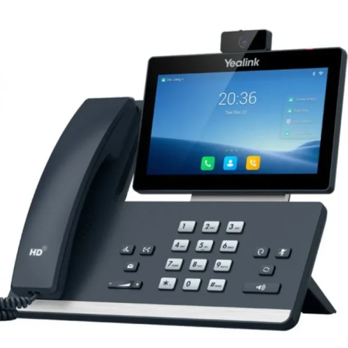 telefono del marcher Yealink con telecamera