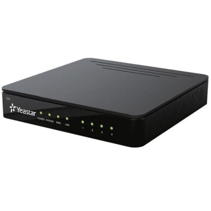 Immagine del centralino VoIP Yeastar S20, una soluzione innovativa per piccole imprese con funzioni avanzate di comunicazione.