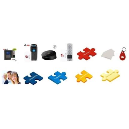 Kit iAccess DEMO PACK FULL PRO per controllo accessi con riconoscimento facciale, impronte digitali e RFID.