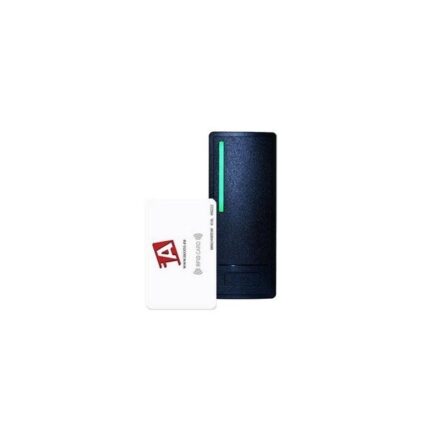 Lettore biometrico iAccess MX-A con riconoscimento facciale e sensore di impronte digitali.